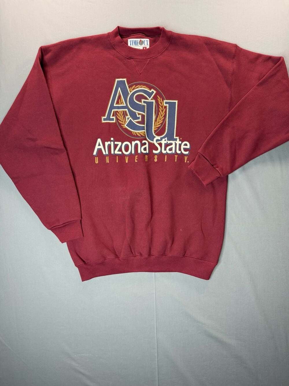 Vintage 90’s Arizona State University ASU Maroon Crewneck Sweatshirt Men's L